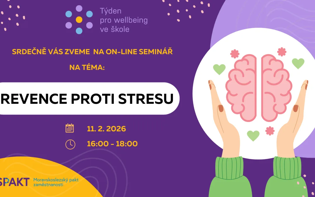 Webinář: Prevence proti stresu (MS Pakt Zaměstnanosti)