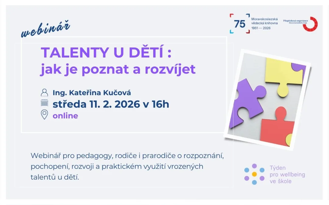 Webinář: Talenty u dětí: jak je poznat a rozvíjet (MSVK)