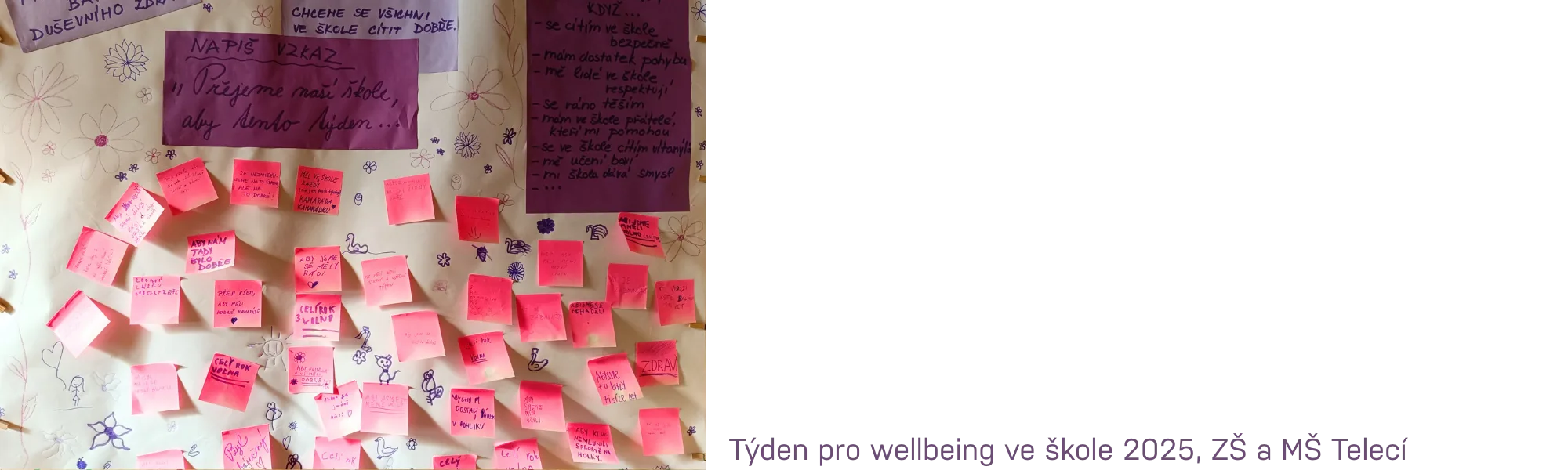 Aktivity pro zapojení celé školy bannery web 3 | Týden pro wellbeing ve škole